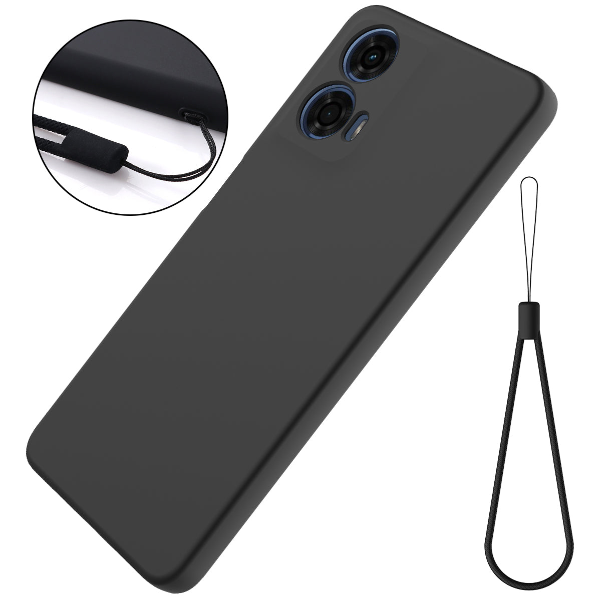 For Motorola Moto G24 Power Liquid Silicone Cell Phone Case Soft Lining Anti-scratch Back Cover For Motorola Moto G24 Power Liquid Silicone Cell Phone Case Soft Lining Anti-scratch Back Cover